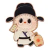 Pop Mart The Monsters Labubu Let's Have Fun Together Badge 'guessing Lantern Riddles' In Black