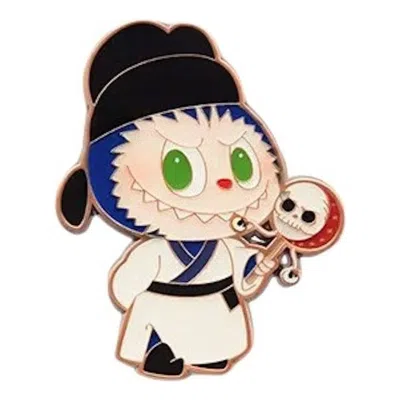 Pop Mart The Monsters Labubu Let's Have Fun Together Badge 'rattle-drum' In Black