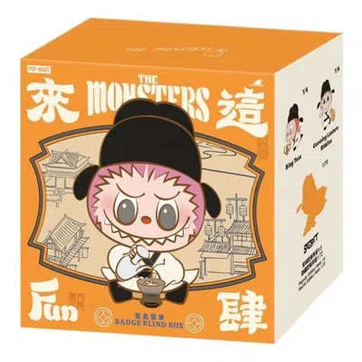 Pop Mart The Monsters Labubu Let's Have Fun Together Badge Sealed Case (1 Blind Box) In Multi