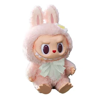 Pop Mart The Monsters Labubu Mokoko Close To Sweet Vinyl Plush Doll In Pink