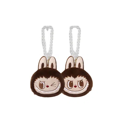 Pop Mart The Monsters Labubu Party Reversible Pendant 'labubu' Secret Edition In Brown