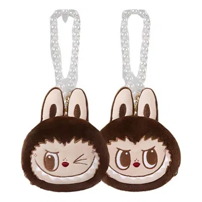 Pop Mart The Monsters Labubu Party Reversible Pendant 'labubu' Secret Edition In Brown