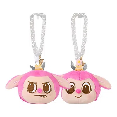 Pop Mart The Monsters Labubu Party Reversible Pendant 'pato' In Pink