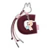 Pop Mart The Monsters Labubu Pin For Love Letter Pendant 'g' In Red