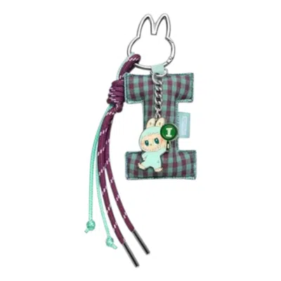 Pop Mart The Monsters Labubu Pin For Love Letter Pendant 'i' In Green