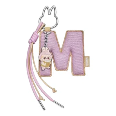 Pop Mart The Monsters Labubu Pin For Love Letter Pendant 'm' In Multi