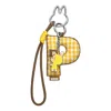Pop Mart The Monsters Labubu Pin For Love Letter Pendant 'p' In Gold