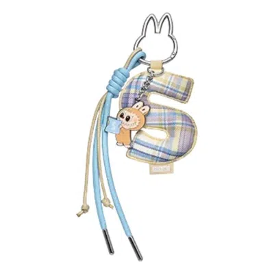 Pop Mart The Monsters Labubu Pin For Love Letter Pendant 's' In Silver