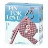 Pop Mart The Monsters Labubu Pin For Love Letter Pendant Sealed Case (n-z) (1 Blind Box) In Pink