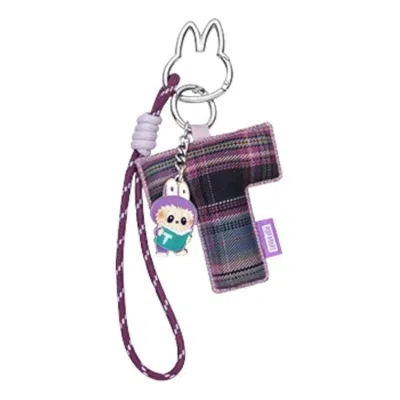Pop Mart The Monsters Labubu Pin For Love Letter Pendant 't' In Multi