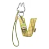 Pop Mart The Monsters Labubu Pin For Love Letter Pendant 'v' In Green