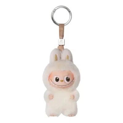 Pop Mart The Monsters Labubu Pin For Love Plush Pendant 'a' In White