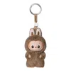 Pop Mart The Monsters Labubu Pin For Love Plush Pendant '&' In Brown