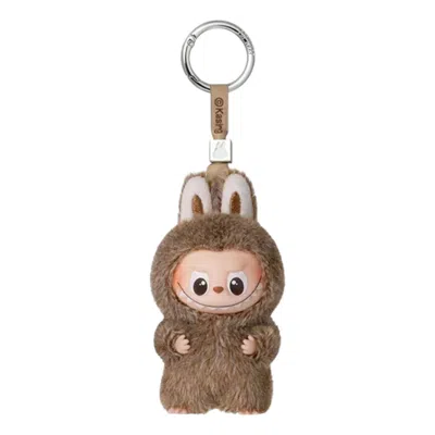 Pop Mart The Monsters Labubu Pin For Love Plush Pendant '&' In Brown