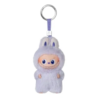 Pop Mart The Monsters Labubu Pin For Love Plush Pendant 'e' In Purple