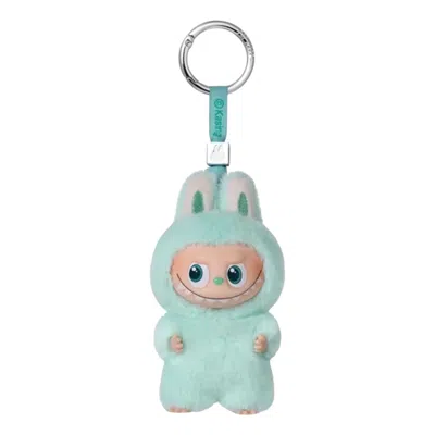 Pop Mart The Monsters Labubu Pin For Love Plush Pendant 'i' In Blue