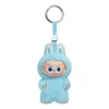 Pop Mart The Monsters Labubu Pin For Love Plush Pendant 'k' In Blue
