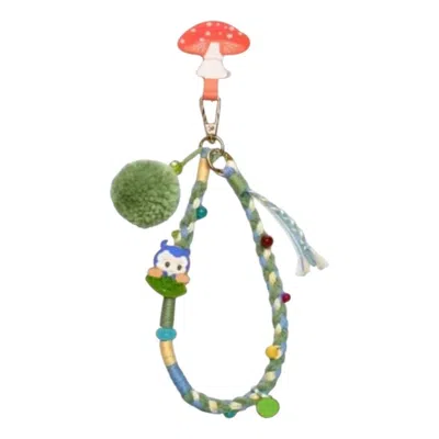 Pop Mart The Monsters Labubu Pom Party Key Chain 'green'