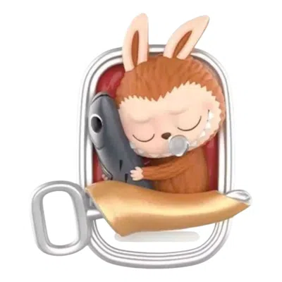 Pop Mart The Monsters Labubu Wacky Mart Figure 'canned Sardines' In Multi