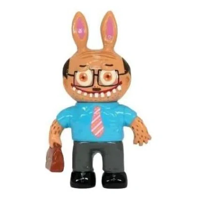 Pop Mart The Monsters Labubu X Dehara 10th Anniversary Japan Station Figures In Brown