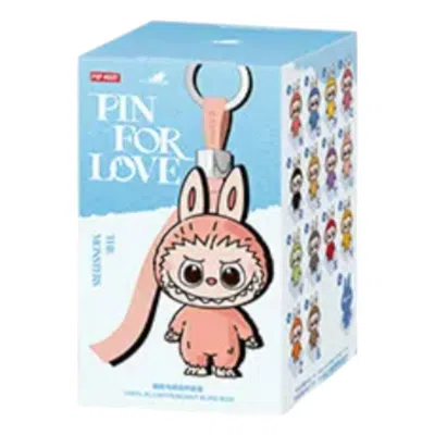 Pop Mart The Monsters Pin For Love Plush Pendant Blind Box (n-z) (1 Blind Box) In Multi