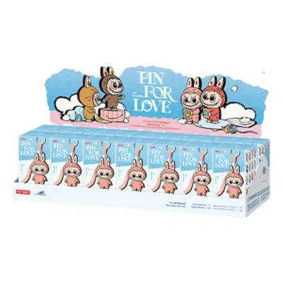 Pop Mart The Monsters Pin For Love Plush Pendant Blind Box (n-z) (14 Blind Box) In Multi