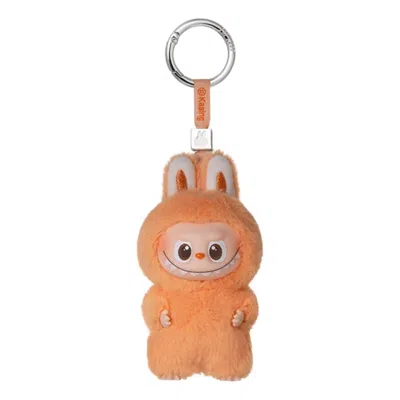 Pop Mart The Monsters Pin For Love Plush Pendant 'j' In Orange