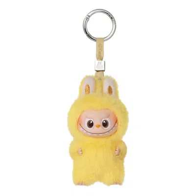 Pop Mart The Monsters Pin For Love Plush Pendant 'p' In Yellow