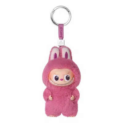 Pop Mart The Monsters Pin For Love Plush Pendant 'q' In Pink
