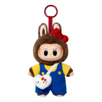 Pop Mart The Monsters X Hello Kitty And Friends Series Vinyl Plush Pendant 'classic Hello Kitty' Sec In Red