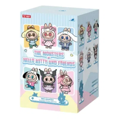 Pop Mart The Monsters X Hello Kitty And Friends Series Vinyl Plush Pendant Sealed Case (1 Blind Box) In Red