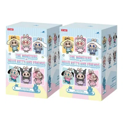 Pop Mart The Monsters X Hello Kitty And Friends Series Vinyl Plush Pendant Sealed Case (2 Blind Boxe In Purple