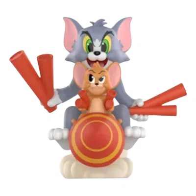 Pop Mart Tom & Jerry Forbidden Compass Figures 'firecracker Duel' In Multi
