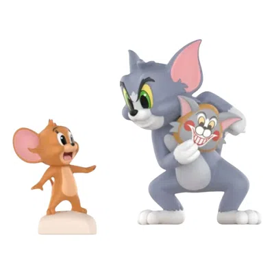Pop Mart Tom & Jerry Forbidden Compass Figures 'under The Mask' Secrect Edition In Brown
