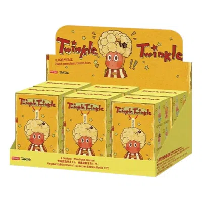 Pop Mart Twinkle Twinkle Be A Little Star Plush Pendant Sealed Case (6 Blind Boxes) In Brown