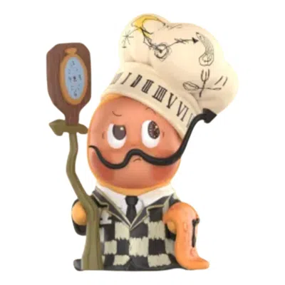 Pop Mart Twinkle Twinkle Savor The Moment Series Figures 'the Eternity Of Pizza' In Brown