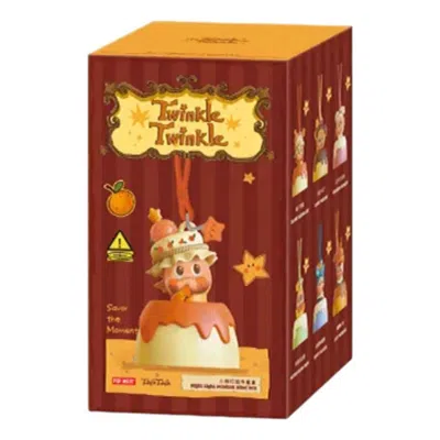 Pop Mart Twinkle Twinkle Savor The Moment Series Night Light Pendant Sealed Case (1 Blind Box) In Brown