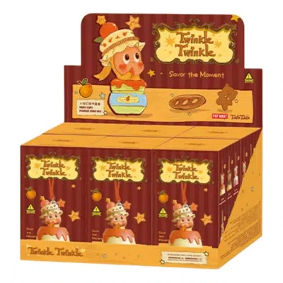 Pop Mart Twinkle Twinkle Savor The Moment Series Night Light Pendant Sealed Case (6 Blind Boxes) In Multi