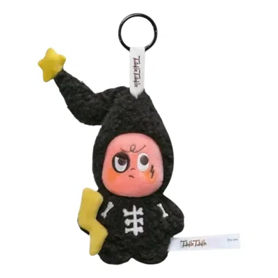 Pop Mart Twinkle Twinkle Sweet Dreams Forecast Plush Pendant 'flash Warning' In Black