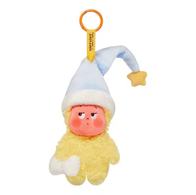 Pop Mart We Are Twinkle Twinkle Series Plush Pendant 'little Yawn' In Yellow