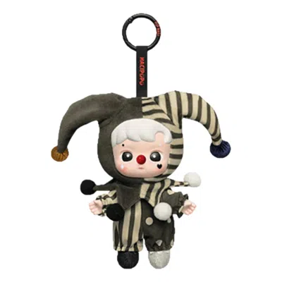 Pop Mart Why So Serious Series Vinyl Plush Pendant 'joker Silver Mist Clown' In Brown