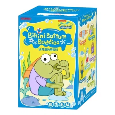 Pop Mart X Bikini Bottom Buddies Plush Sealed Case (1 Blind Box) In Blue
