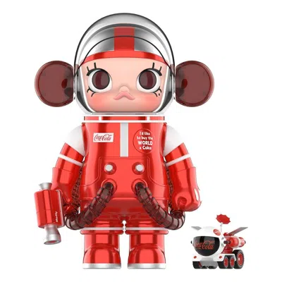 Pop Mart X Coca Cola Mega Space Molly 2 Figure 1000% In Red