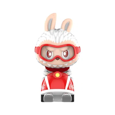Pop Mart X Coca-cola The Monsters Labubu Figure 'crazy Ride' In Red