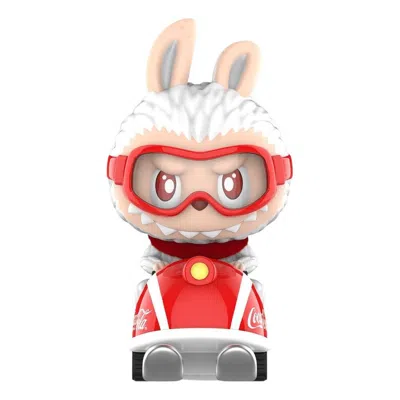 Pop Mart X Coca-cola The Monsters Labubu Figure 'crazy Ride' In Red