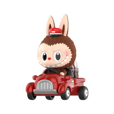 Pop Mart X Coca-cola The Monsters Labubu Figure 'labubu Express' Secret Edition In Brown