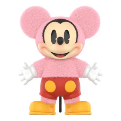 Pop Mart X Disney Mickey Boundless Creativity Figure 'felt Mickey' In Pink