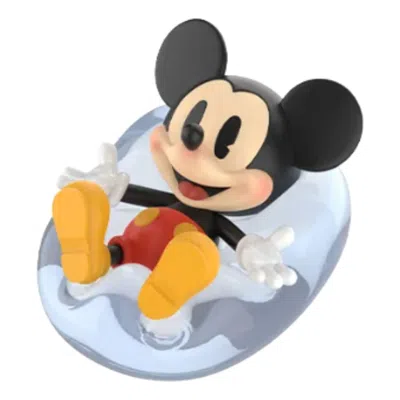 Pop Mart X Disney Mickey Boundless Creativity Figure 'glass Bubble Mickey' In Black