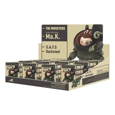Pop Mart X Kow Yokoyama Ma.k.the Monsters Labubu Sealed Case (12 Blind Boxes) In Brown