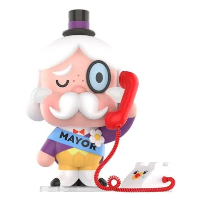 Pop Mart X Powerpuff Girls Crybaby Vinyl Figures 'mayor' In Multi